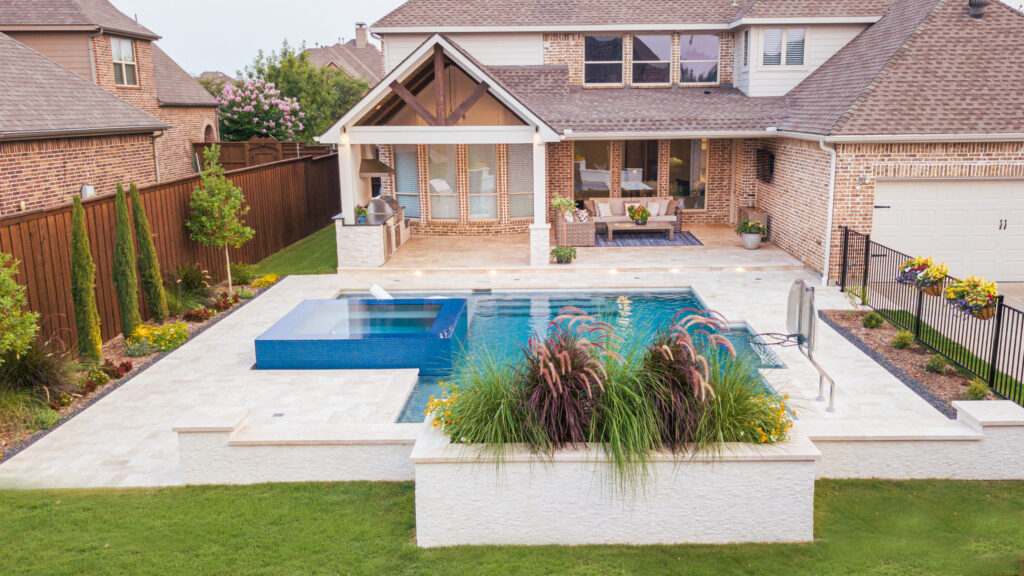 Patio Cover and Kitchen in Frisco