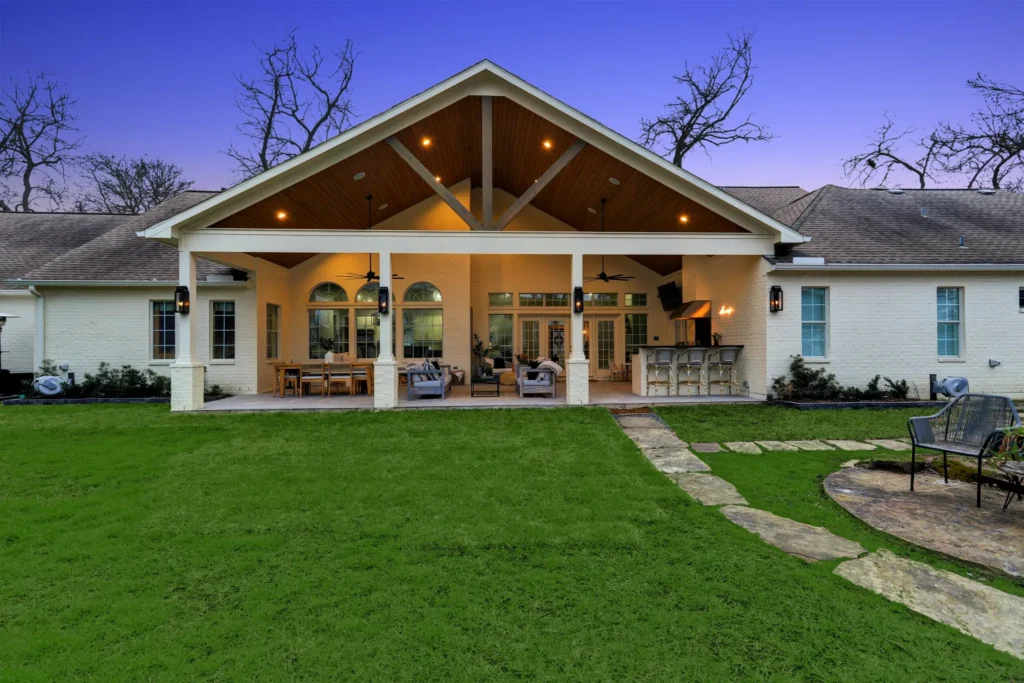 Outdoor Living with summer kitchen in Texana Plantation, Richmond