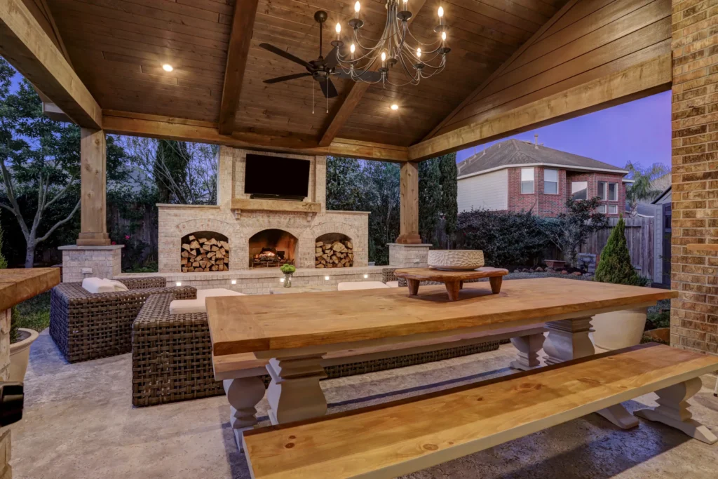 Outdoor Living Space in Pearland